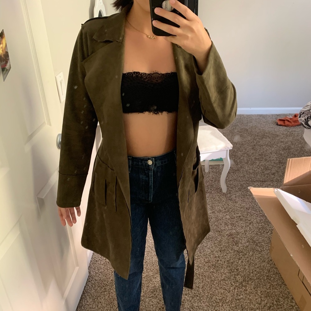 Tie waist jacket